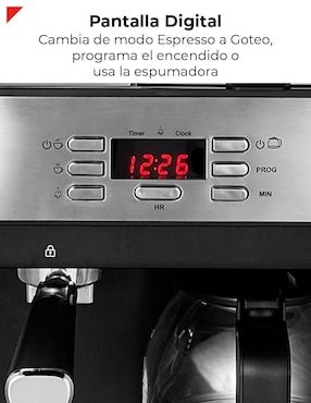 Cafetera Combi Bogner bdecm02/bcg01