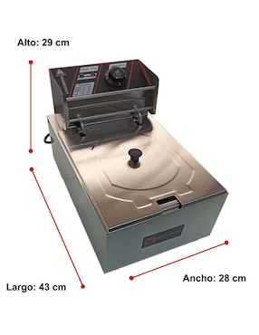 Freidora de aceite Shorbull 6 L Fr-001