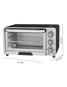 Horno tostador Cuisinart TOB-40N Airfryer 14 l