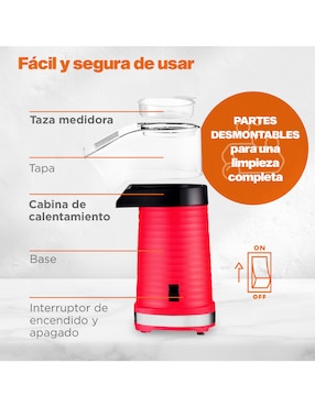 Máquina palomitas MasterChef MK-PM-80REDV2