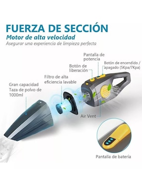 Aspiradora de mano Genérica 1 litro