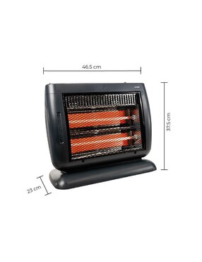 Calefactor de cuarzo eléctrico Heat Wave de 127 V