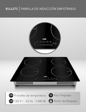 Parrilla eléctrica Rca RC-12A5 de vidrio