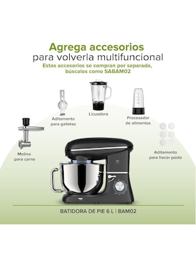 Batidora de pedestal Avera 6 velocidades Bam02