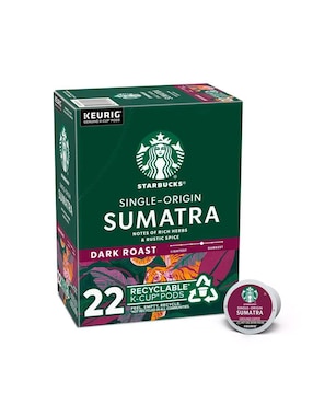 Set De 22 Cápsulas Especias Starbucks K Cup