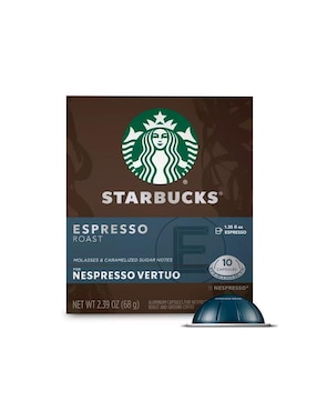 Set De 10 Cápsulas Tostado Starbucks Nespresso