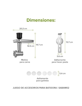 Set batidora Avera Sabam02