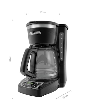 Cafetera de goteo Black + Decker Programable CM1160B
