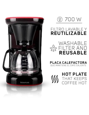 Cafetera de goteo Taurus velvet velvet coffee