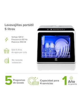 Lavavajilla de sobremesa Avera 4 servicios DW01