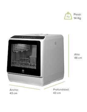 Lavavajilla de sobremesa Avera 4 servicios DW01