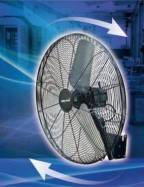 Ventilador de pared Mytek con control remoto 3 velocidades