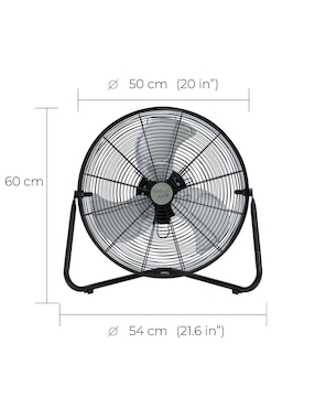Ventilador 2 en 1 Narvik 3 velocidades