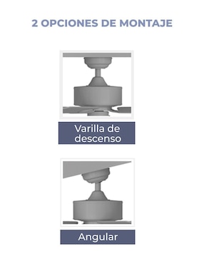 Ventilador de techo Prominence Home con control remoto 3 velocidades