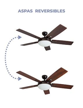 Ventilador de techo Prominence Home con control remoto 3 velocidades
