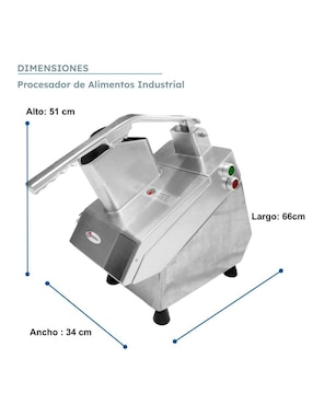 Procesador de alimentos Shorbull cuchillas de acero inoxidable
