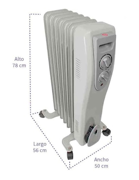 Calefactor de aceite eléctrico Iusa de 127 V