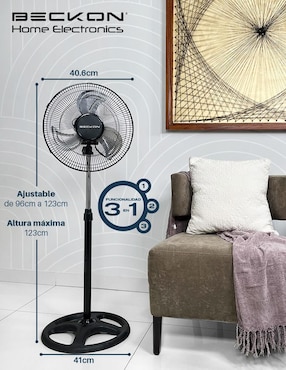 Ventilador 3 en 1 Beckon 3 velocidades