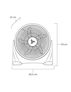 Ventilador de piso Masterfan 3 velocidades