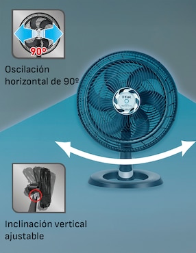 Ventilador 3 en 1 T-Fal 4 velocidades