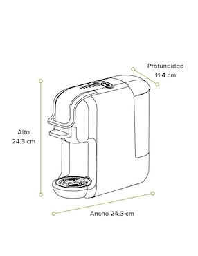 Cafetera multicápsulas Avera CAF02B