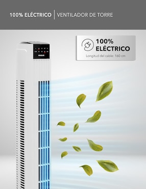 Ventilador de torre Rca con control remoto 3 velocidades