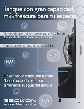 Ventilador de torre Beckon con control remoto 3 velocidades
