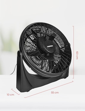 Ventilador de piso Daewoo 4 velocidades
