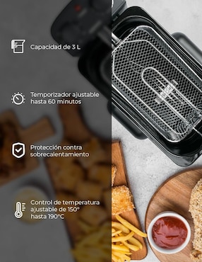 Freidora de aceite Daewoo 3 L Ddf-364