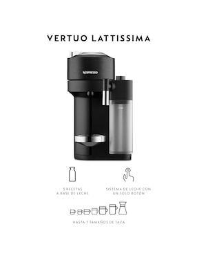 Cafetera multicápsulas Nespresso vertuo gdv5-mx-bk-ne