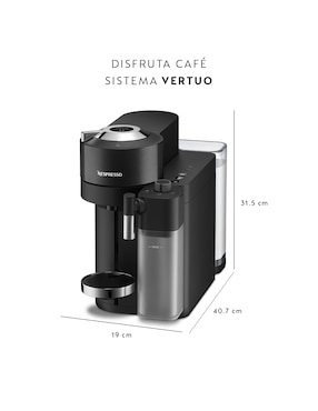 Cafetera multicápsulas Nespresso vertuo gdv5-mx-bk-ne