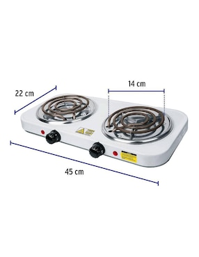Parrilla eléctrica Genérica Kitchen MYR-PAR685 de acero