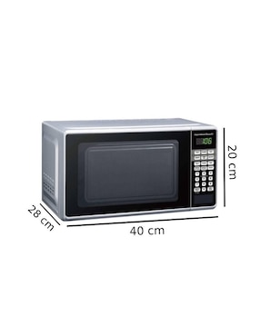 Horno de microondas convencional Hamilton Beach modelo HB-P70T20AP-VB 0.7 pies cúbicos