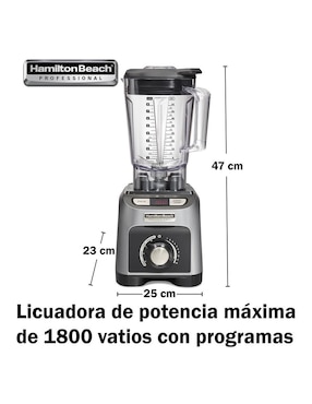 Licuadora Hamilton Beach 58850 4 velocidades