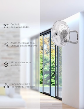 Ventilador 3 en 1 Daewoo 3 velocidades