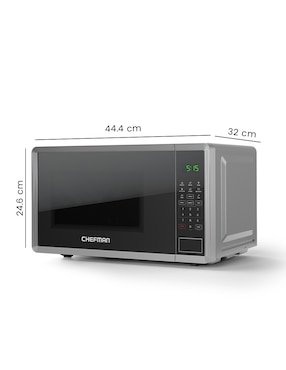 Horno de microondas convencional Chefman RJ55-7-SMR-MX de 0.7 pies
