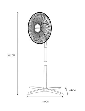 Ventilador de pedestal Airon 3 velocidades
