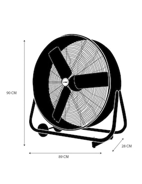 Ventilador de piso Airon 2 velocidades