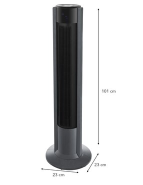 Ventilador de torre Better Homes & Gardens con control remoto 3 velocidades