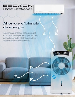 Ventilador de torre Beckon con control remoto 3 velocidades