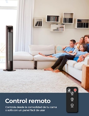 Ventilador de torre Uthfy con control remoto 3 velocidades