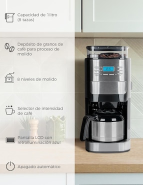 Cafetera Con Molino Daewoo DCM-1989