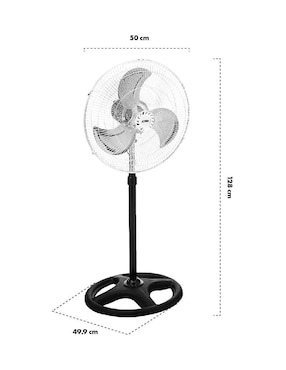 Ventilador 3 en 1 Adir con control remoto 3 velocidades