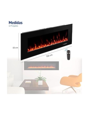 Calefactor de chimenea eléctrico Bluelander de 220 V