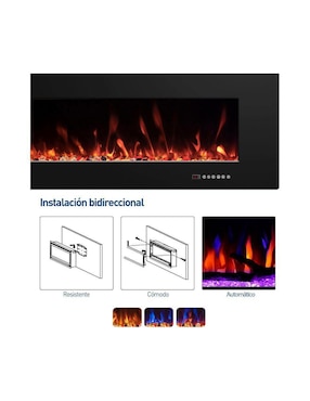 Calefactor de chimenea eléctrico Bluelander de 220 V