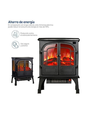 Calefactor de chimenea eléctrico Bluelander de 110 V