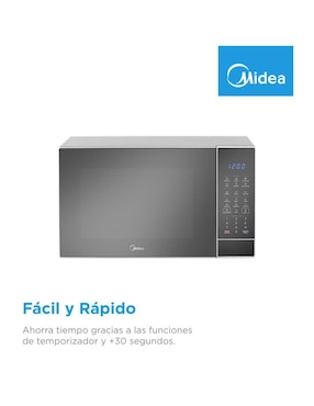 Horno de microondas convencional Midea modelo MMDK14S2MG 1.4 pies cúbicos