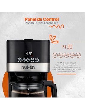 Cafetera de goteo Masterchef MK-DCM-12PV2