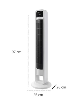 Ventilador de torre OmniBreeze con control remoto 4 velocidades