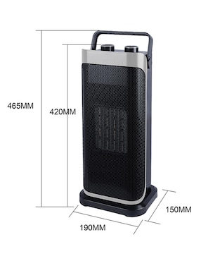 Calefactor torre cerámico eléctrico Heuman Brand de 120 V